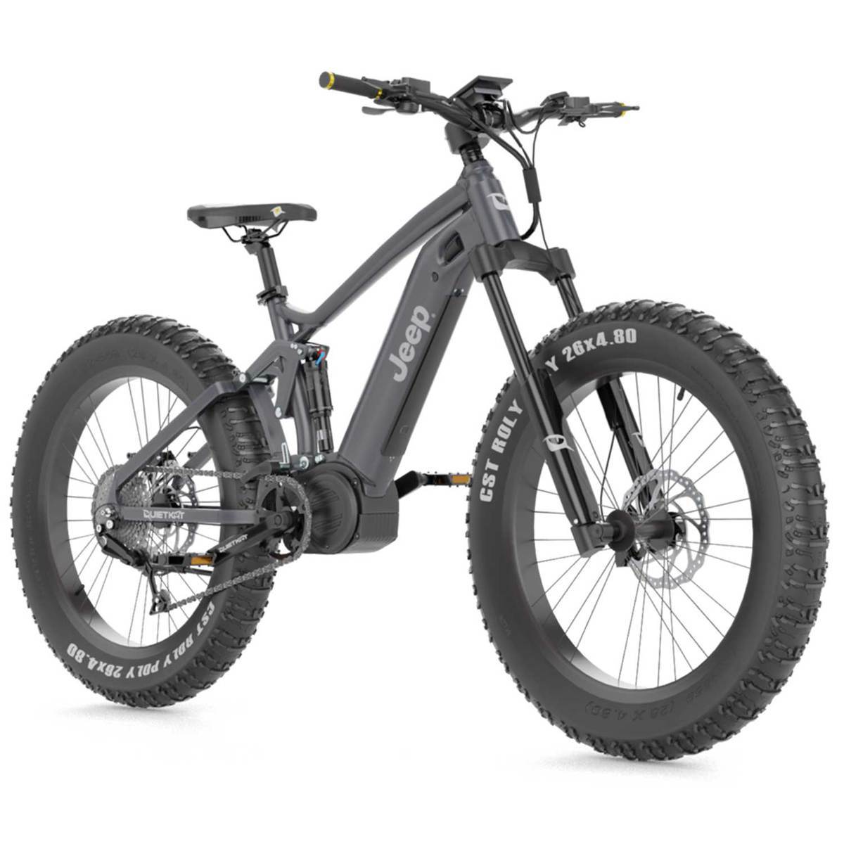 Quiet Kat 2021 19in Jeep E-Bike - Charcoal | Sportsman's Warehouse
