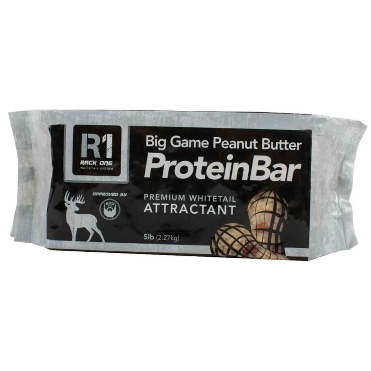 Grape Flavor 5 Lb Bags 3 Pack Deer Feed Protein Supplement 100/% Shelled Peanuts Rack One Big Game Peanut Butter Premium Whitetail Deer Attractant Works as Bear /& Hog Attractant