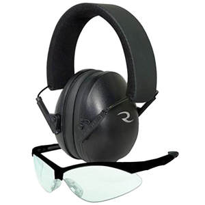 Radians G4 Junior Lowset Combo With Shooting Glass And Earfmuff - Black/Clear
