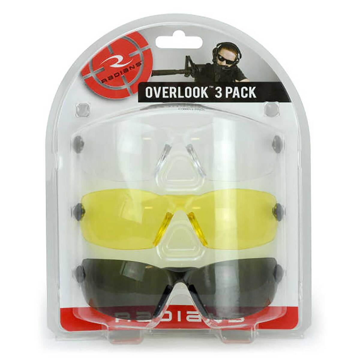 Radians Overlook Glass Adult Sport Sunglasses - 3 Pack Radians Overlook Glass Adult Sport Sunglasses - 3 Pack