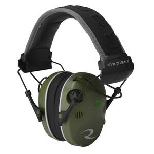 Radians R-3400 Quad Mic Electronic Earmuff - Military Green