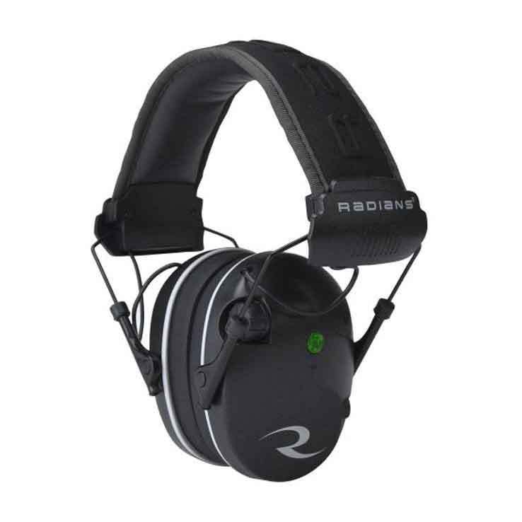 Radians R-Series R3200 Dual Mic Electronic Earmuffs - Black - Black ...