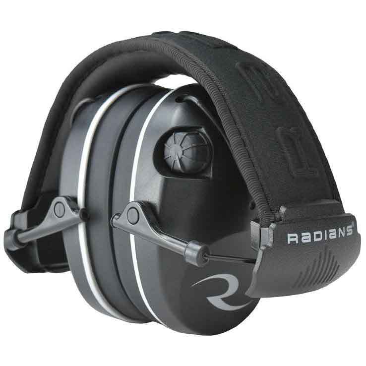 Radians R-Series™ R3200 Dual Mic Electronic Earmuffs - Black - Black Radians R-Series™ R3200 Dual Mic Electronic Earmuffs - Black - Black