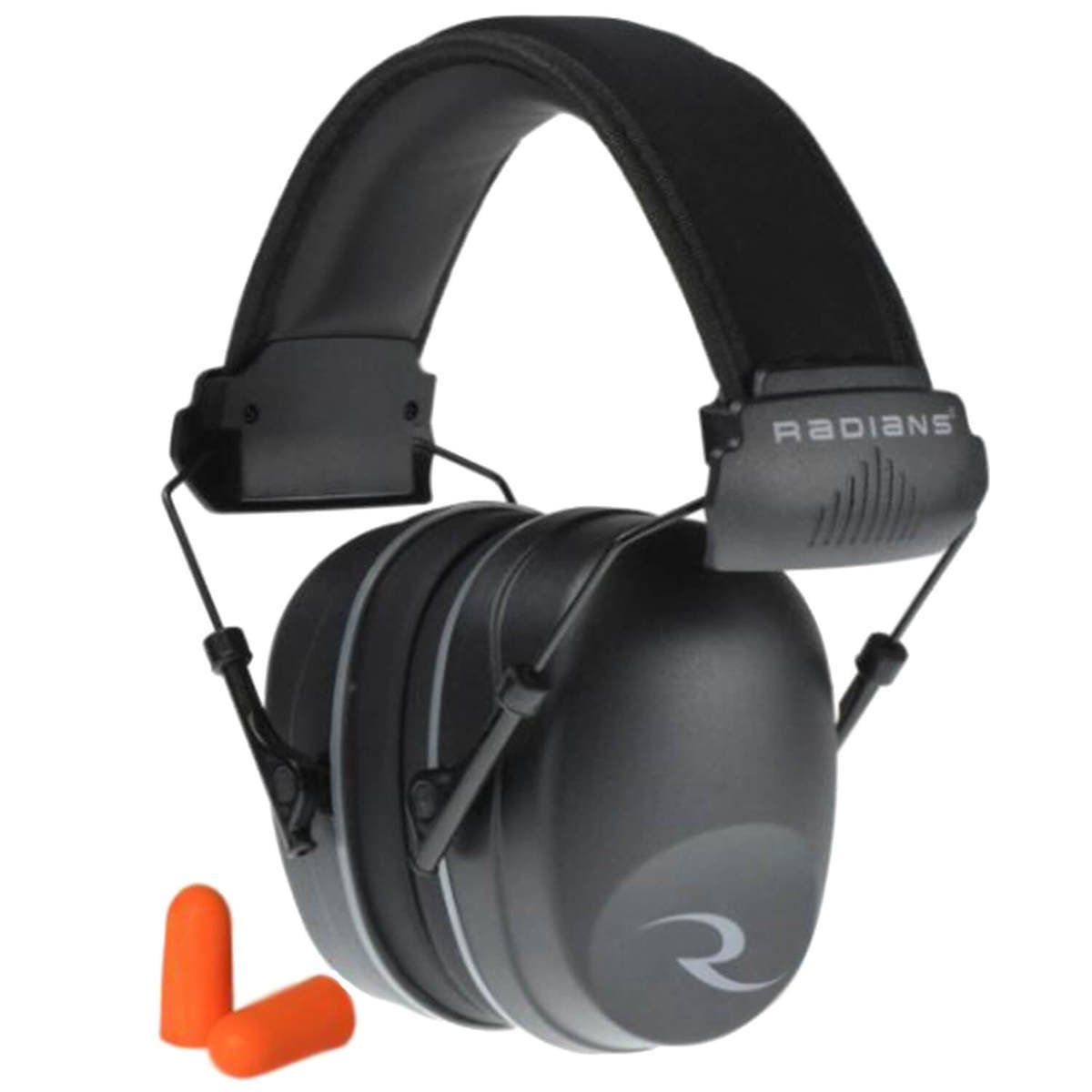 Radians R2500 Passive Earmuff - Black - Black Radians R2500 Passive Earmuff - Black - Black