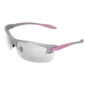 Radians Womans Pink Clear Glass Lens