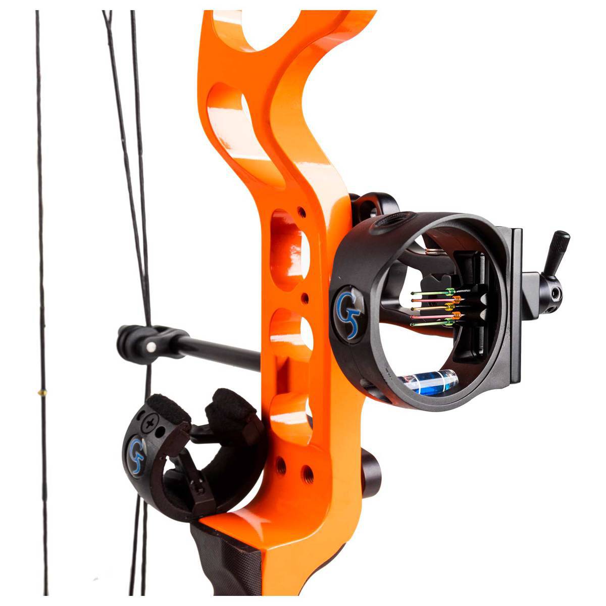 Quest Radical 40lbs Left Hand Orange/Black Compound Youth Bow - Orange/Black Quest Radical 40lbs Left Hand Orange/Black Compound Youth Bow - Orange/Black