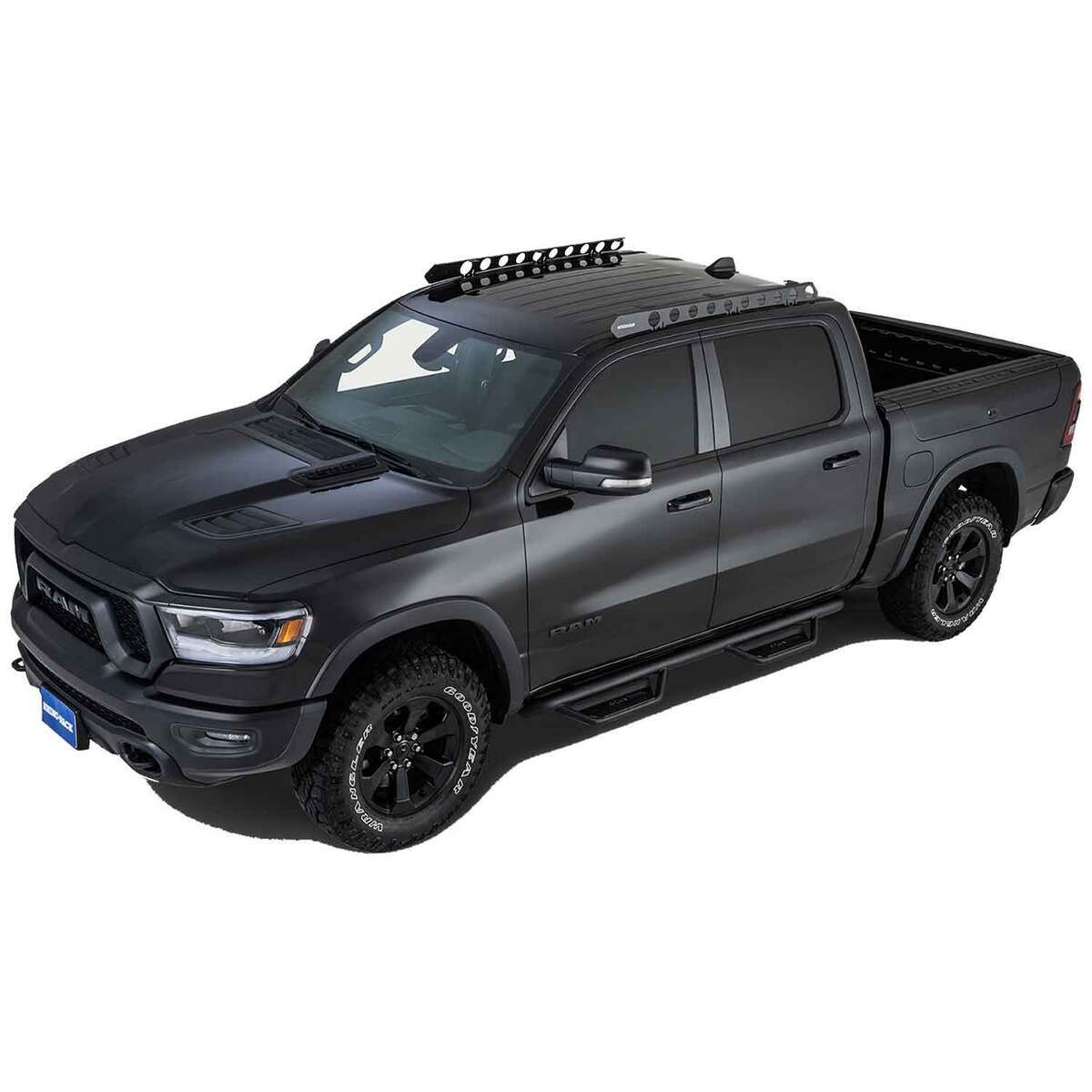 Rhino-Rack Backbone Mounting System - Ram Crew Cab / Chevrolet Silverado / GMC Sierra - Black Rhino-Rack Backbone Mounting System - Ram Crew Cab / Chevrolet Silverado / GMC Sierra - Black