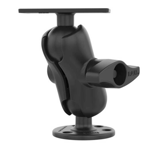 Ram Mounts RAM Drill-Down Ball Mount for Humminbird Helix 8-10 & XPLORE - Black