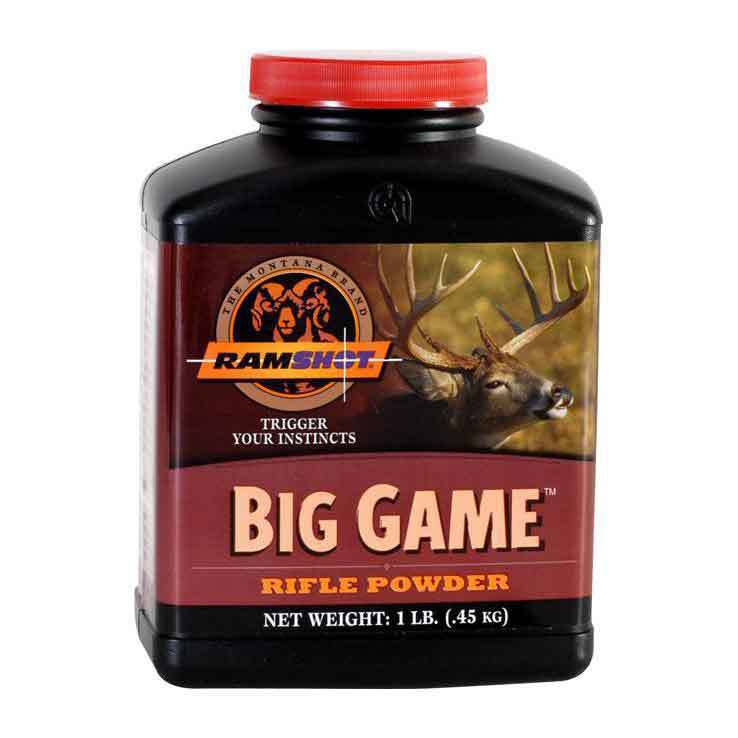 Ramshot Big Game Rifle Powder - 1 Pound - 1lb Ramshot Big Game Rifle Powder - 1 Pound - 1lb