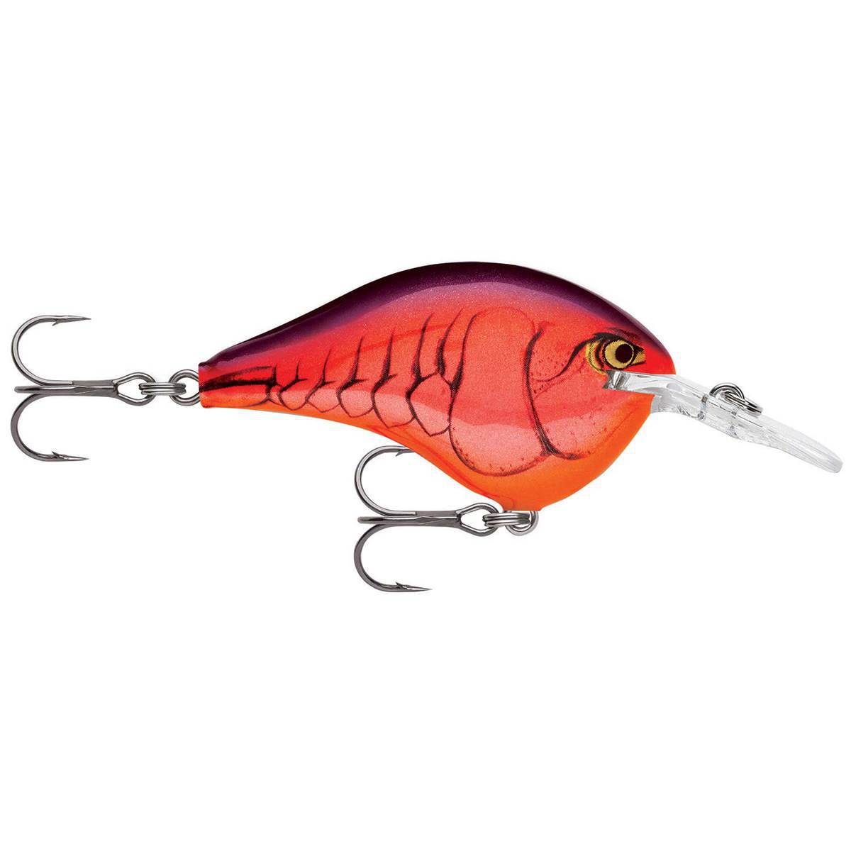 Rapala DT Series Medium Diving Crankbait - Demon, 3/8oz, 2in - Demon Rapala DT Series Medium Diving Crankbait - Demon, 3/8oz, 2in - Demon