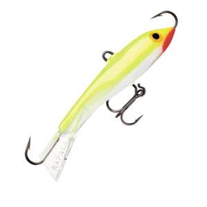 Rapala Jigging Rap Ice Fishing Lure - Silver/Fluorescent/Chartreuse, 1/8oz, 1-1/4in