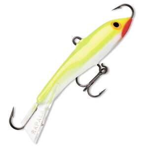 Rapala Jigging Rap Ice Fishing Lure - Silver/Fluorescent/Chartreuse, 3/16oz, 1-1/2in