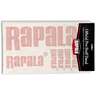 Rapala Pro Staff Decals Bulk - Red - Red