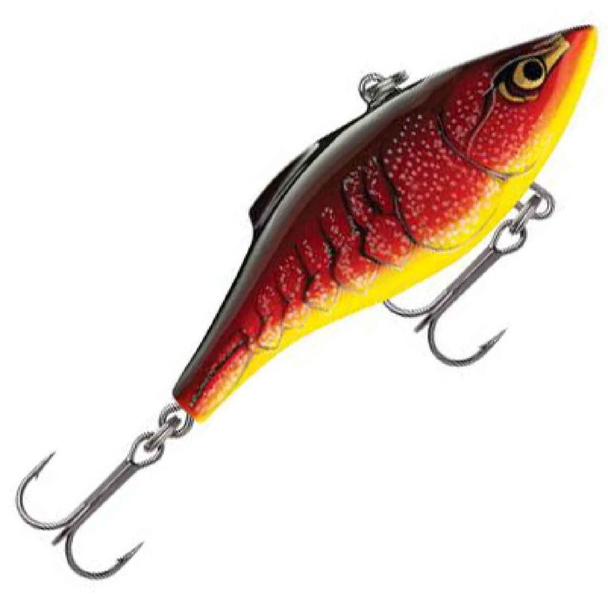 Red Craw Rattle Trap Rapala Rattling Rapala Lipless Crankbait - Redfire Craw, 1/2oz, 2-3/4in ...