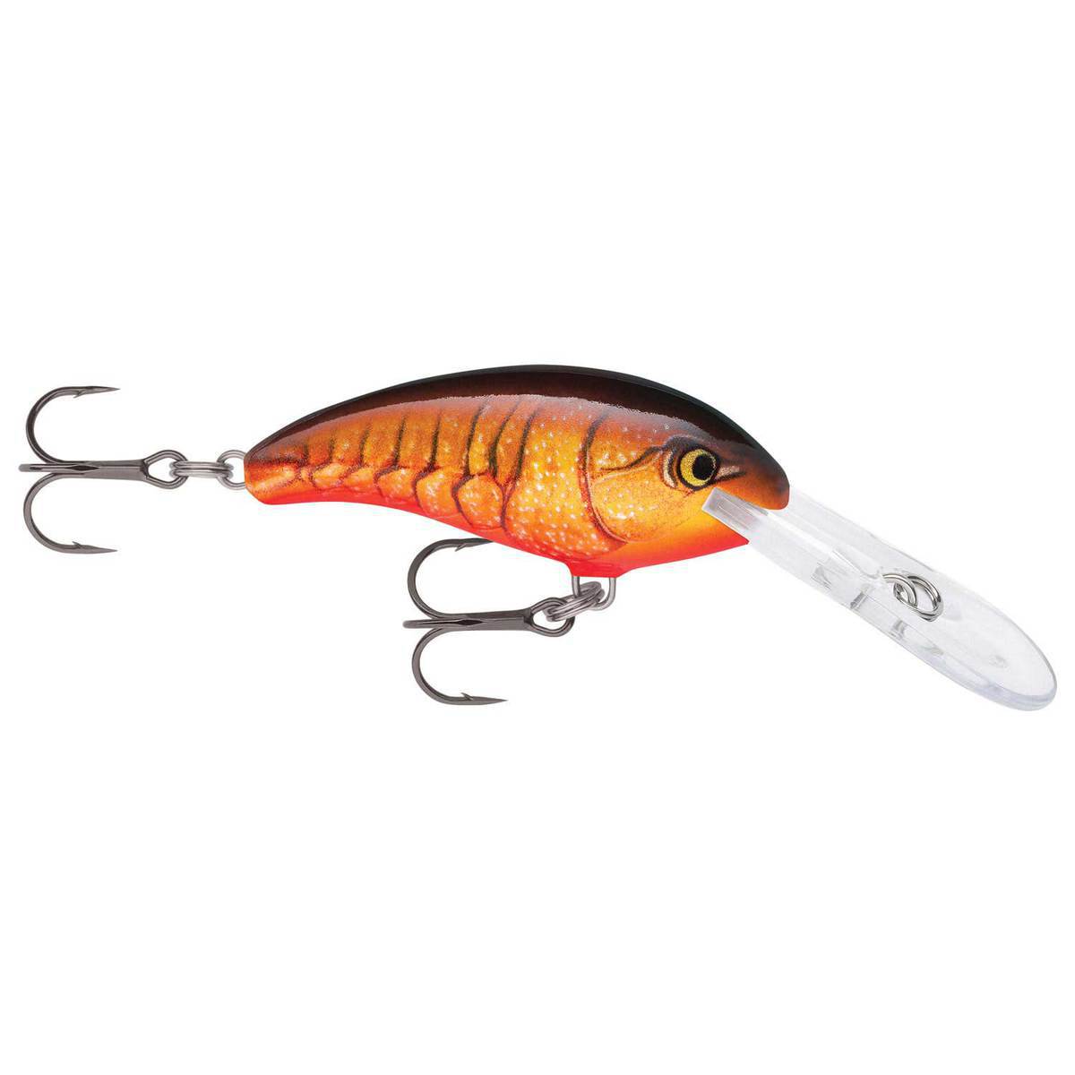 Rapala Shad Dancer Crankbait - Dark Brown Crawdad, 1/4oz, 2in, 7-10ft - Dark Brown Crawdad 6 Rapala Shad Dancer Crankbait - Dark Brown Crawdad, 1/4oz, 2in, 7-10ft - Dark Brown Crawdad 6