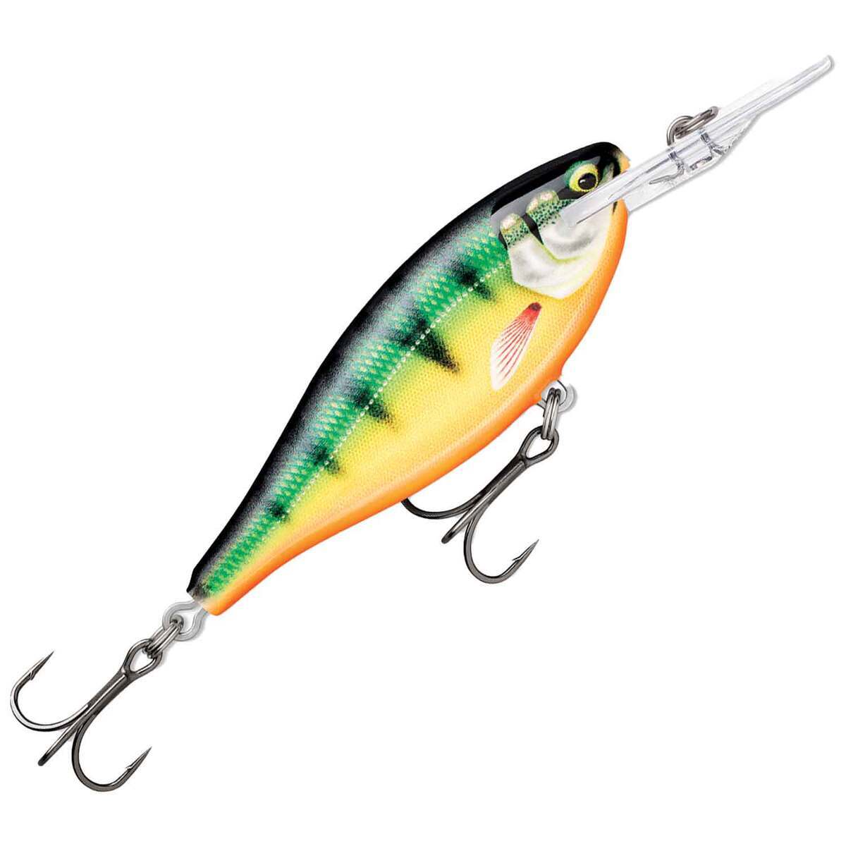 Rapala Shad Rap 9 Cm Fire Tiger – Esca A Manovella Per Luccio, Persico E Black Bass – 15g