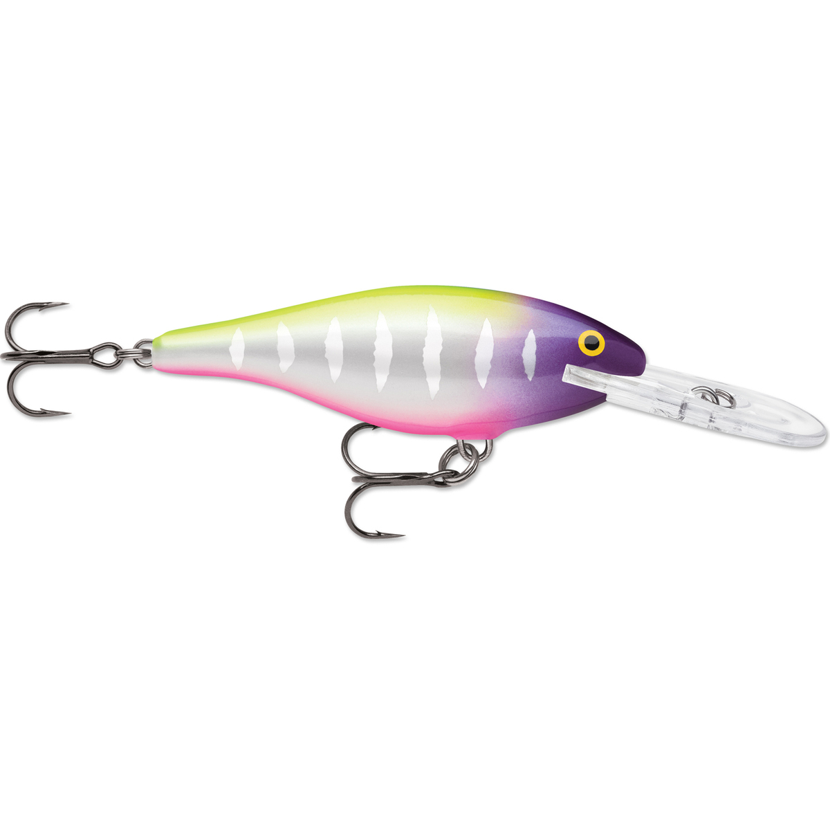 Rapala Shad Rap Medium Diving Crankbait - Moldy Fruit, 1/4oz, 2-1/2in, 5ft-10ft - Moldy Fruit 6 Rapala Shad Rap Medium Diving Crankbait - Moldy Fruit, 1/4oz, 2-1/2in, 5ft-10ft - Moldy Fruit 6