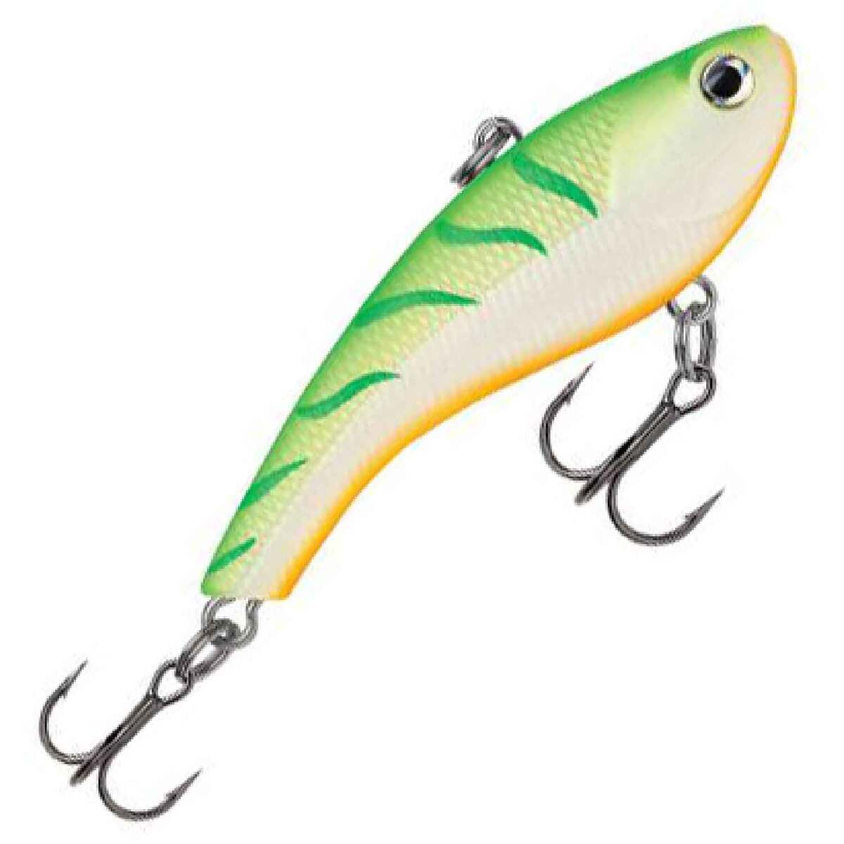 Rapala Slab Rap Lipless Crankbait - Green Tiger UV, 1/4oz, 2in