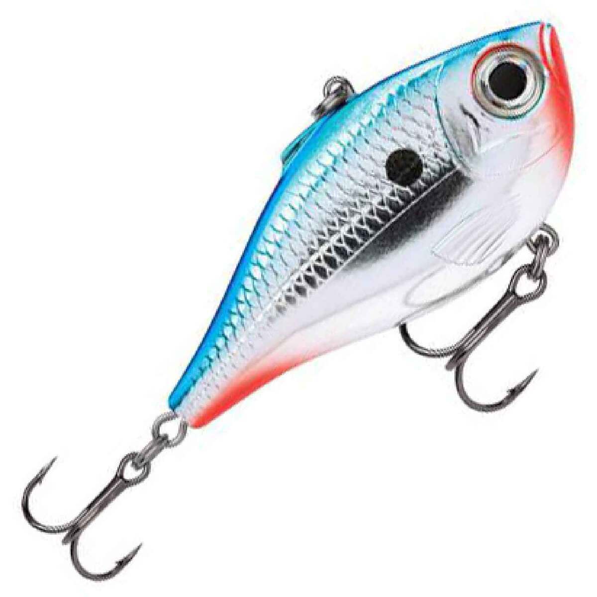 Crayfish Rippin' Rap Rapala Rippin' Rap Lipless Crankbait - Chrome Blue, 5/16oz, 2in ...