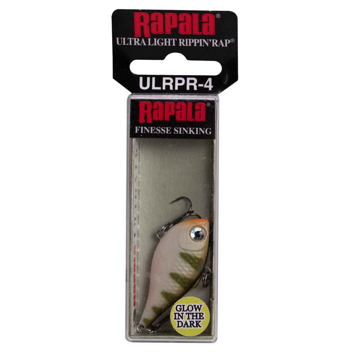 Crayfish Rippin' Rap Rapala Ultra Light Rippin' Rap Lipless Crankbait - Glow Yellow Perch 3 ...