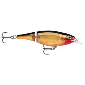 Rapala X Rap Jointed Shad Hard Jerkbait - Gold, 1-5/8oz, 5-1/4in, 4-8ft