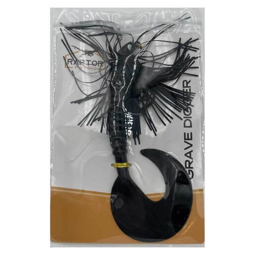 Raptor Lures Grave Digger Curly Tail Grub – 7in – Walleye