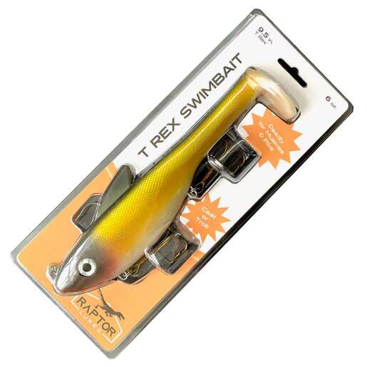 Raptor Lures T Rex Soft Swimbait - Crazy Fish