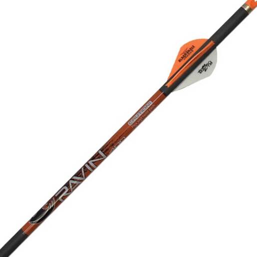 Ravin 400 Spine Carbon Crossbow Bolt – 6 Pack – Orange and Black