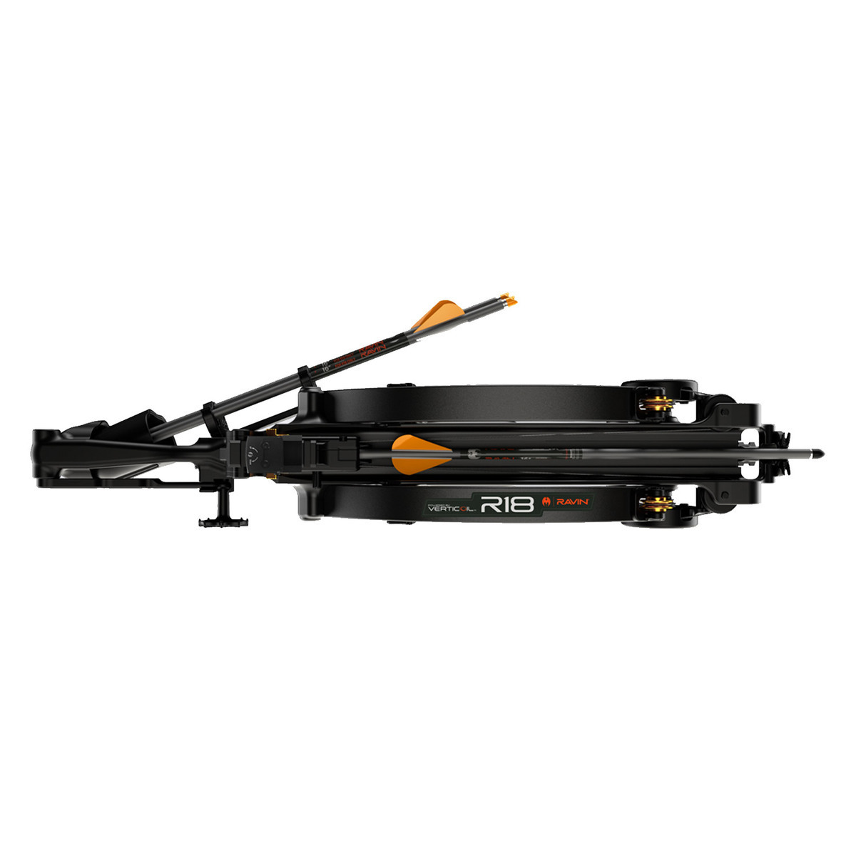 Ravin R18 Black Crossbow Black Sportsman s Warehouse ravin-crossbow-kit-r18-330fps-vertical-limb-black-dack-outdoors