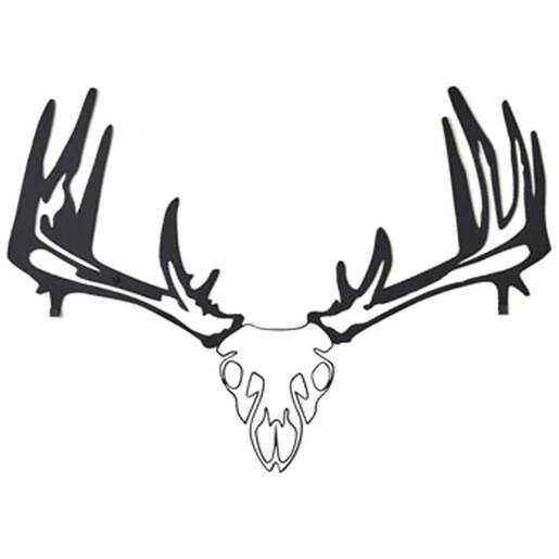 Raxx Whitetail Skull Bow Hanger - Black