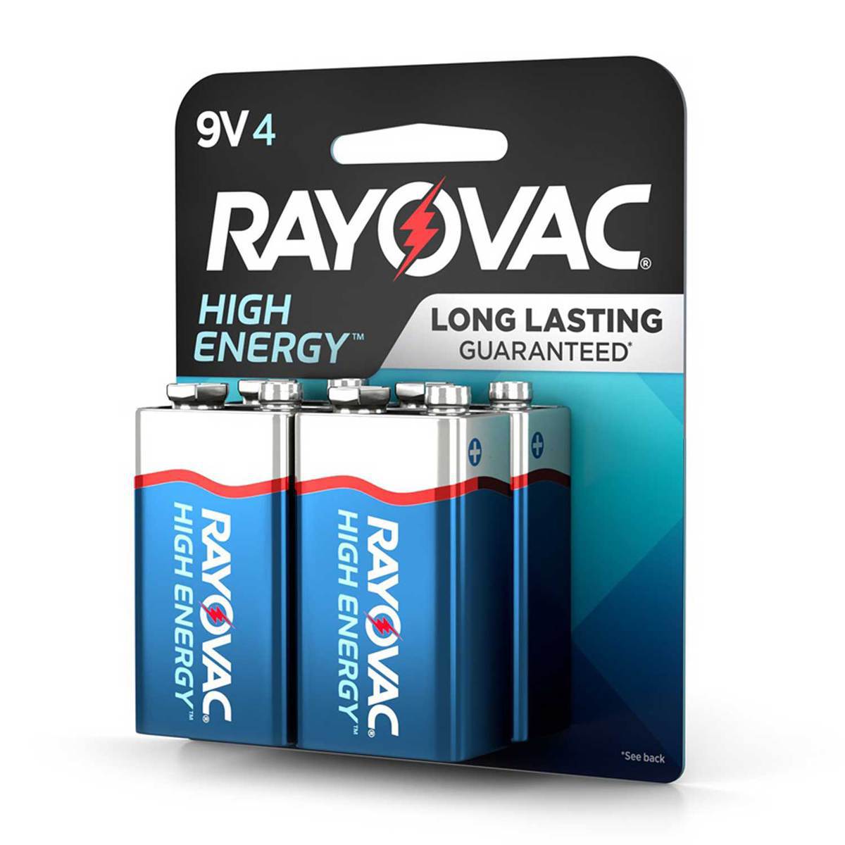 Rayovac 9V HIGH ENERGY Alkaline Batteries - 4 Pack Rayovac 9V HIGH ENERGY Alkaline Batteries - 4 Pack