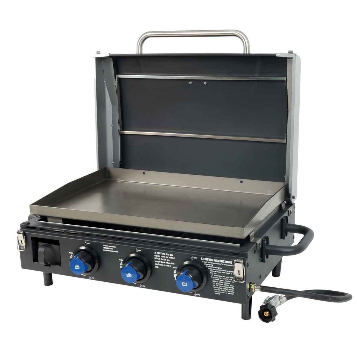 Razor 3 Burner Portable Griddle - Black - Black Razor 3 Burner Portable Griddle - Black - Black