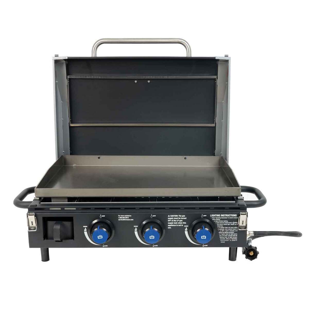 Razor 3 Burner Portable Griddle - Black - Black Razor 3 Burner Portable Griddle - Black - Black