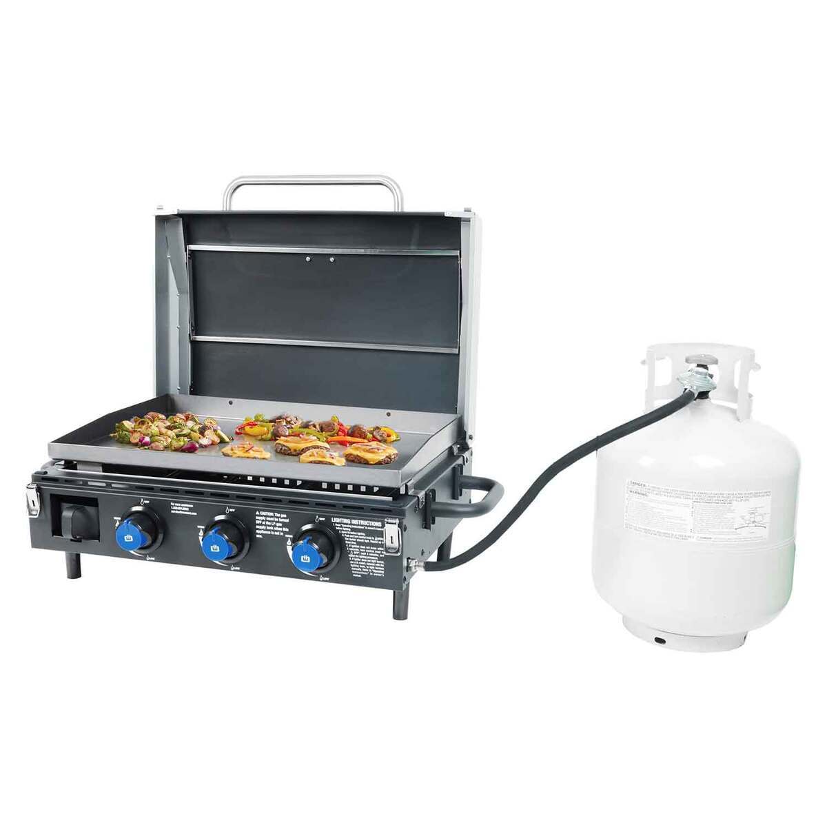 Razor 3 Burner Portable Griddle - Black - Black Razor 3 Burner Portable Griddle - Black - Black