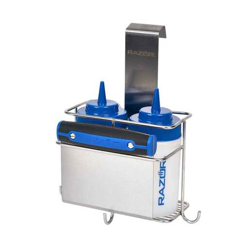 Razor Squeeze Bottle Holder - Silver