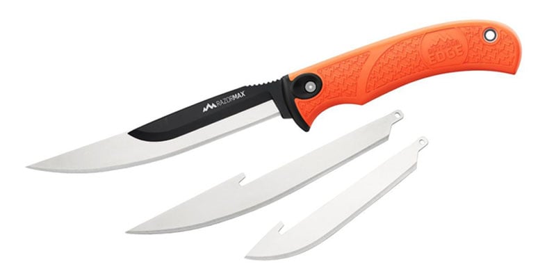 Outdoor Edge RazorMax 3.5 inch Fixed Blade Knife - Orange