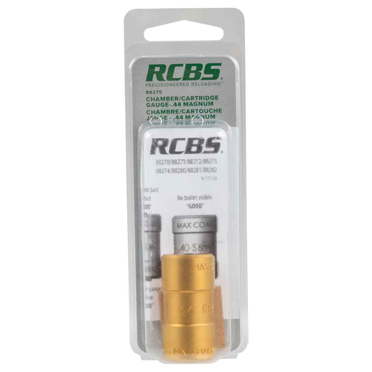 RCBS Chamber Case Length Gauge - 44 Magnum - Gold RCBS Chamber Case Length Gauge - 44 Magnum - Gold