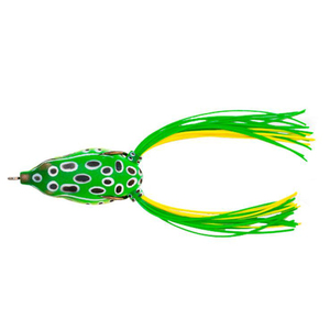 Reaction Strike Revolution Frog Soft Hollow Body Frog - Moss Yellow,, 45mm