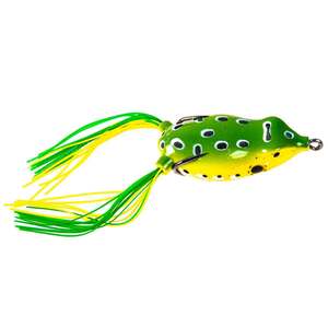 Reaction Strike Revolution Frog Soft Hollow Body Frog - Moss Yellow,, 55mm