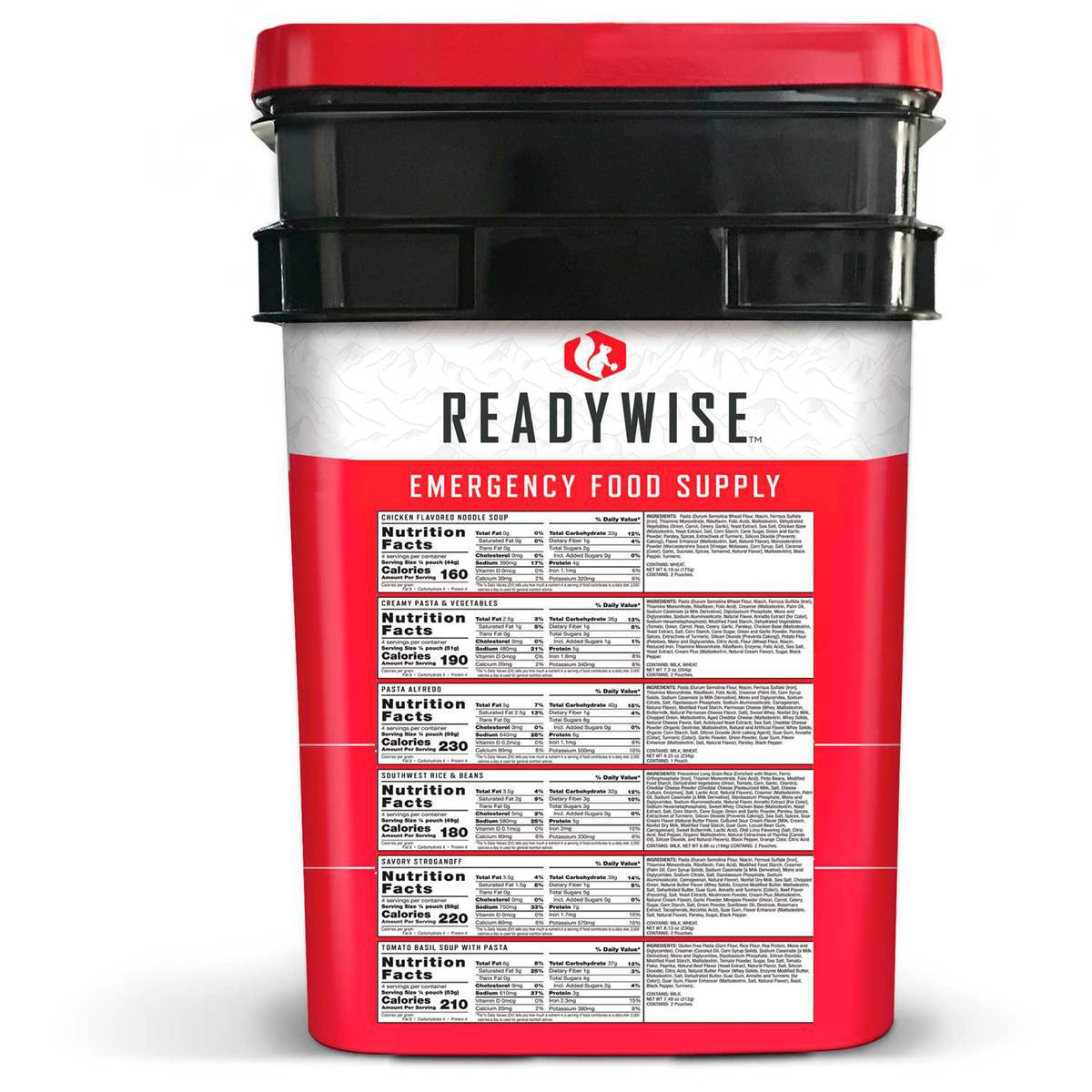 Wise Company ReadyWise Emergency Food Supply, 124 servings Wise Company ReadyWise Emergency Food Supply, 124 servings