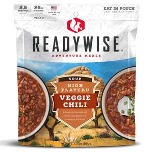 ReadyWise High Plateau Veggie Chili Soup - 2 Servings