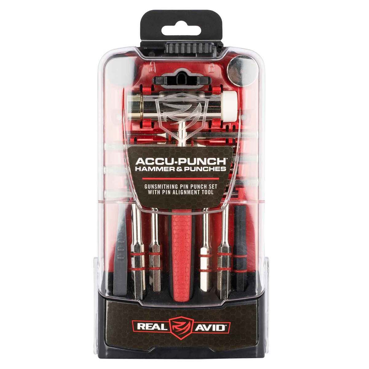 Real Avid Accu-Punch Hammer & Pin Punch Set - Red Real Avid Accu-Punch Hammer & Pin Punch Set - Red