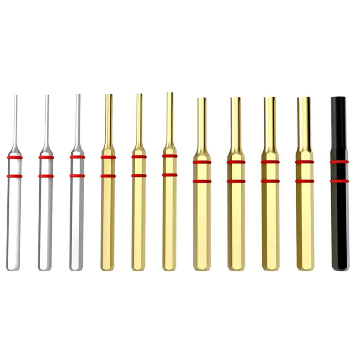 Real Avid Accu-Punch Hammer With Brass & Steel Pin Punches Real Avid Accu-Punch Hammer With Brass & Steel Pin Punches