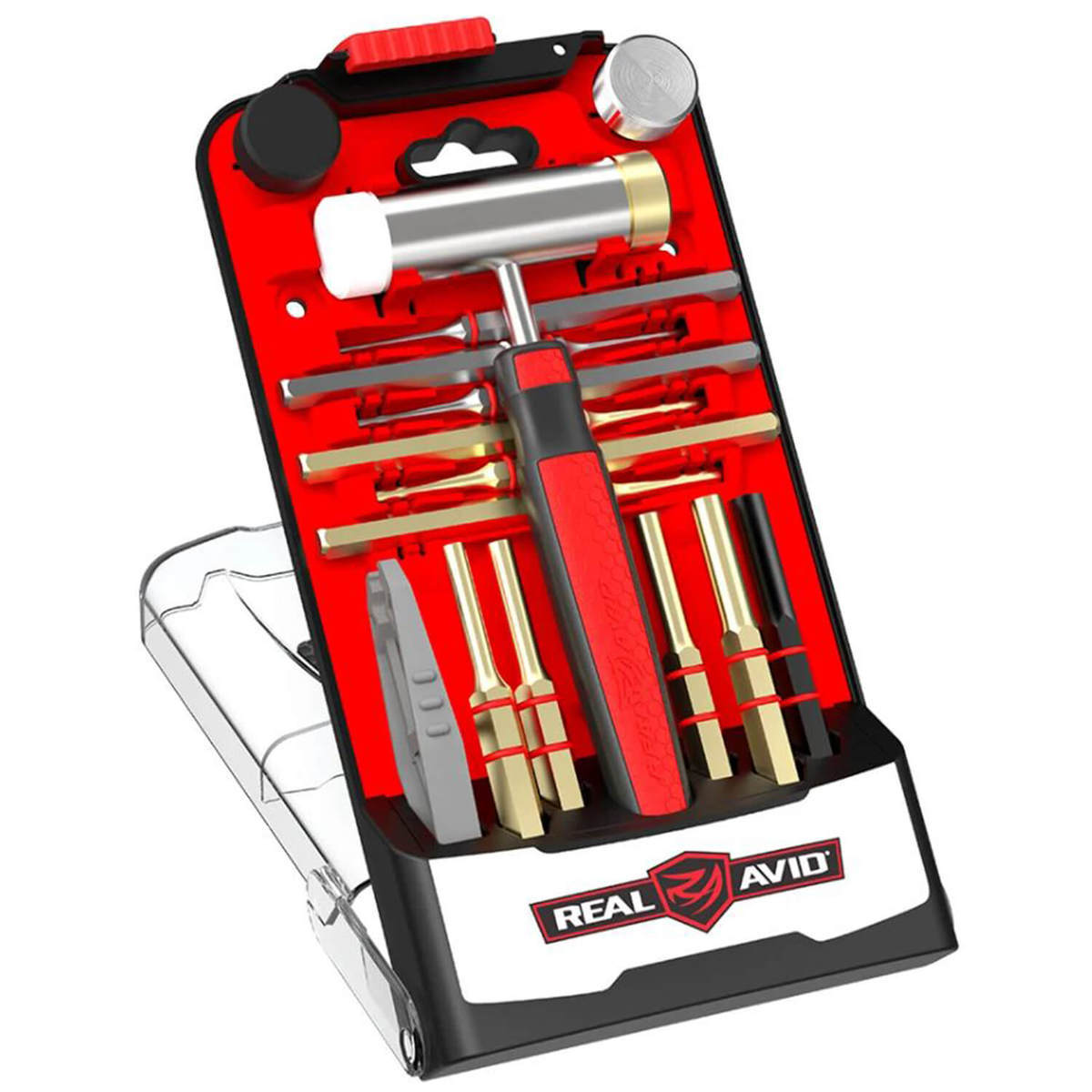 Real Avid Accu-Punch Hammer With Brass & Steel Pin Punches Real Avid Accu-Punch Hammer With Brass & Steel Pin Punches