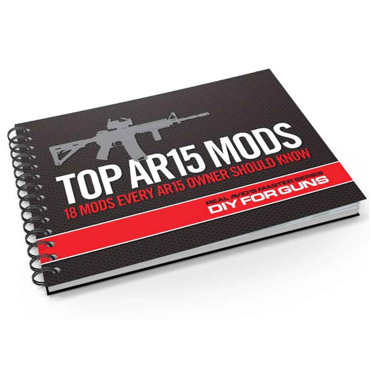 Real Avid Top AR15 Mods Instructional Book - Black Real Avid Top AR15 Mods Instructional Book - Black