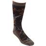 Realtree Men's Camo Wool Blend 2 Pack Boot Socks - Camo/Black - L - Camo/Black L