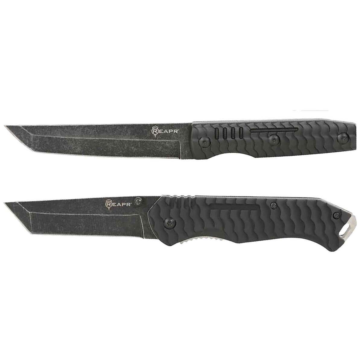 Stone River Ceramic Tanto Liner Lock Knife Black G-10 (3.1 Black