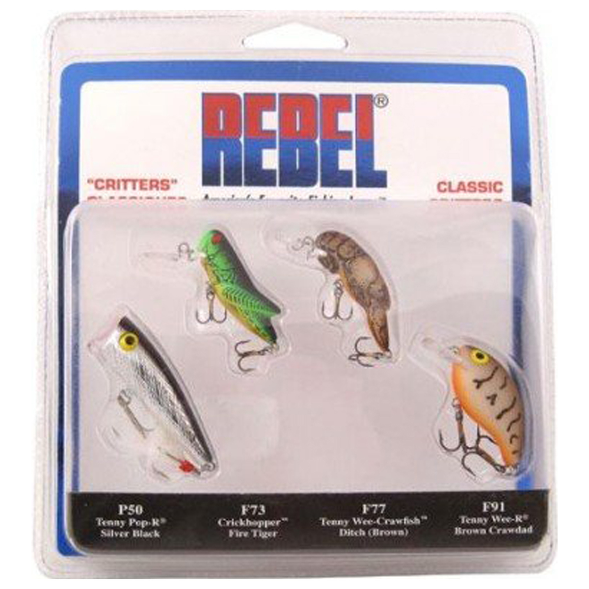 assorted package of fishing lures H&H Original Spinner Lure Each pack comes with a crankbait lure Complete Freshwater Fishing Lures Kit