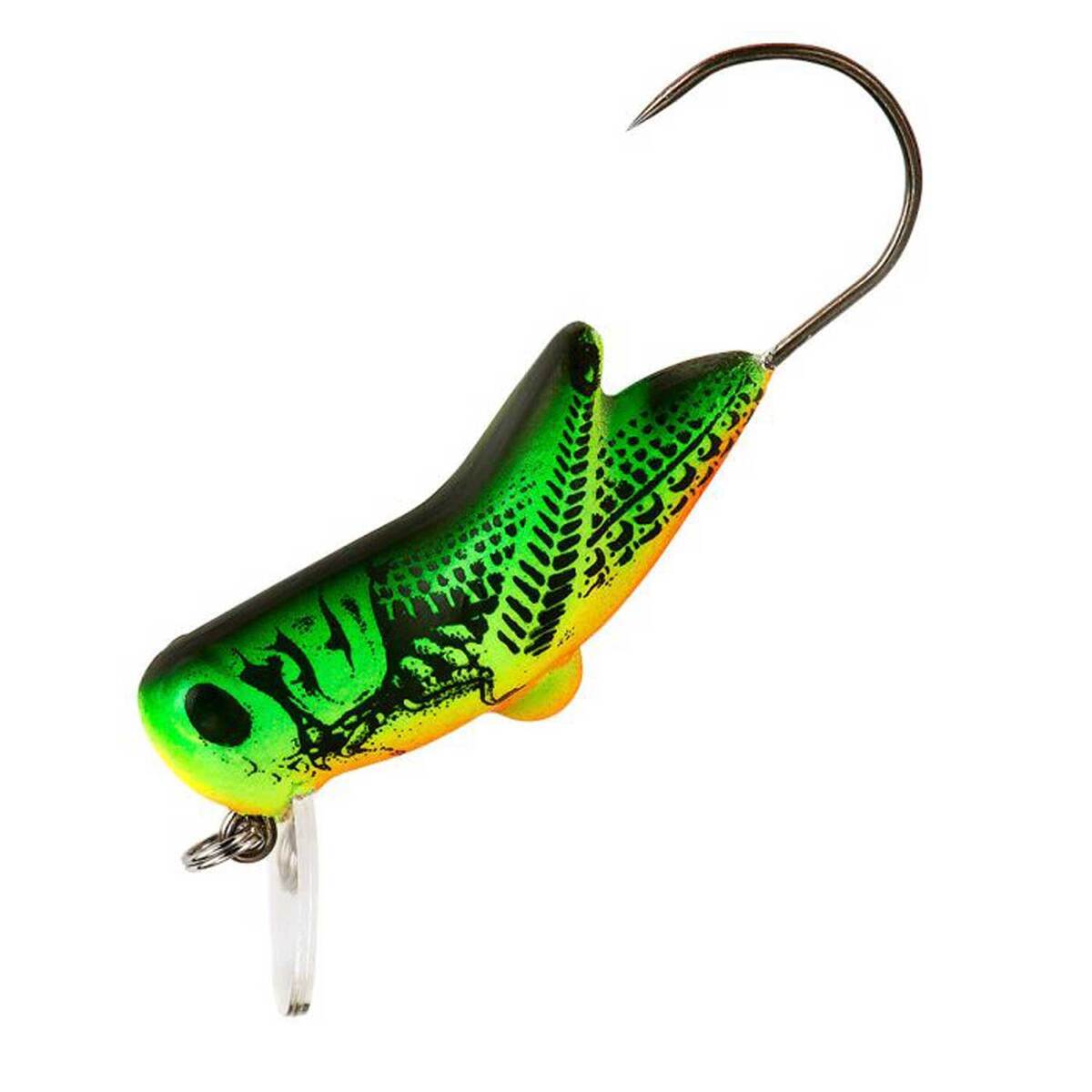 Rebel Micro Crickhopper Shallow Diving Crankbait - Fire Tiger, 1-1/4in, 1/16oz, 2-3ft - #2 Rebel Micro Crickhopper Shallow Diving Crankbait - Fire Tiger, 1-1/4in, 1/16oz, 2-3ft - #2