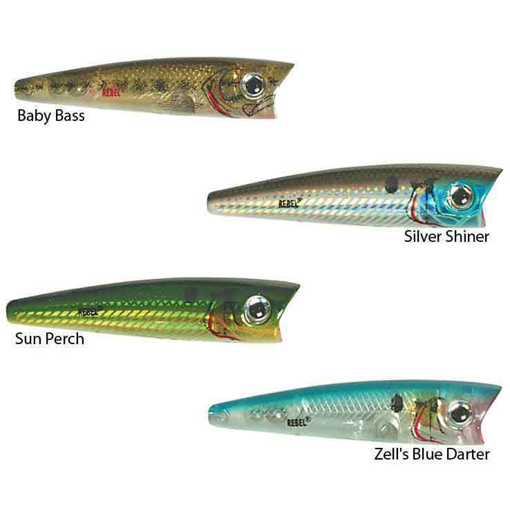 Rebel Super Pop R Topwater Hard Bait Rebel Super Pop R Topwater Hard Bait